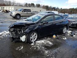 Salvage cars for sale at Exeter, RI auction: 2016 Chevrolet Cruze LT