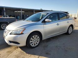 Salvage cars for sale at Fresno, CA auction: 2013 Nissan Sentra S