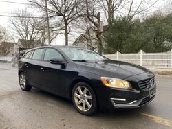 Salvage cars for sale at New Britain, CT auction: 2015 Volvo V60