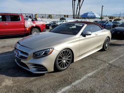 Salvage cars for sale at Van Nuys, CA auction: 2019 Mercedes-Benz S 560