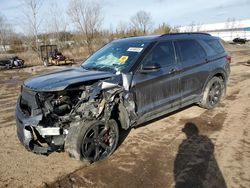 Salvage cars for sale at Columbia Station, OH auction: 2023 Ford Explorer ST