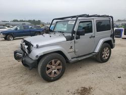 Jeep Wrangler Sahara salvage cars for sale: 2015 Jeep Wrangler Sahara