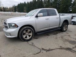 Salvage cars for sale from Copart Arlington, WA: 2014 Dodge RAM 1500 Sport