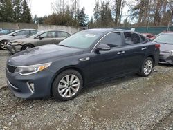 Salvage cars for sale at Graham, WA auction: 2018 KIA Optima LX