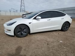 Salvage cars for sale at Adelanto, CA auction: 2021 Tesla Model 3