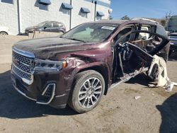 Salvage cars for sale from Copart Albuquerque, NM: 2021 GMC Acadia Denali