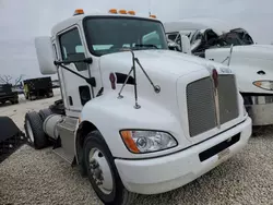 Salvage trucks for sale at San Antonio, TX auction: 2015 Kenworth Construction T370