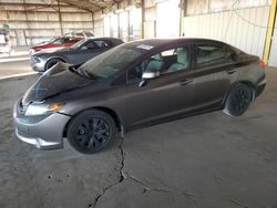 Honda Civic Vehiculos salvage en venta: 2012 Honda Civic LX