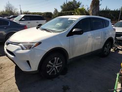 Salvage cars for sale at San Martin, CA auction: 2018 Toyota Rav4 LE