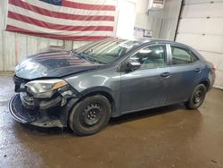 Salvage cars for sale at Lyman, ME auction: 2015 Toyota Corolla L