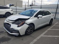 Toyota Corolla salvage cars for sale: 2020 Toyota Corolla SE