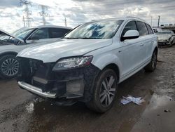 Salvage cars for sale at Elgin, IL auction: 2013 Audi Q7 Premium Plus