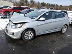 Salvage cars for sale at Exeter, RI auction: 2012 Hyundai Accent GLS