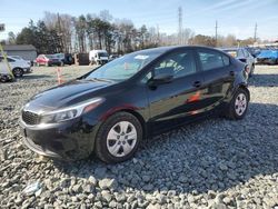 Salvage cars for sale from Copart Mebane, NC: 2017 KIA Forte LX