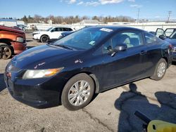 Honda salvage cars for sale: 2012 Honda Civic LX