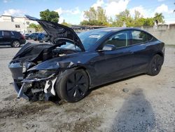 Salvage cars for sale at Opa Locka, FL auction: 2024 Tesla Model 3