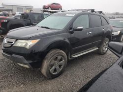 Salvage cars for sale at Earlington, KY auction: 2007 Acura MDX Sport