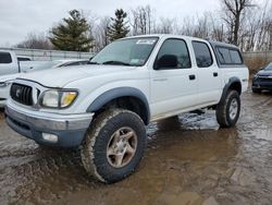 Salvage cars for sale at Davison, MI auction: 2004 Toyota Tacoma Double Cab