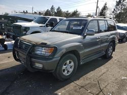 Salvage cars for sale at Denver, CO auction: 2000 Toyota Land Cruiser