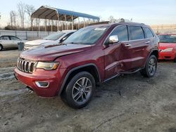 Jeep salvage cars for sale: 2017 Jeep Grand Cherokee Limited