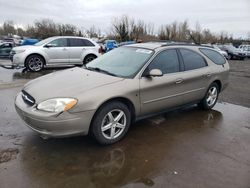 Salvage cars for sale from Copart Woodburn, OR: 2002 Ford Taurus SE