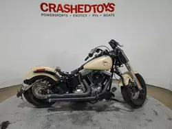 Salvage motorcycles for sale at Dallas, TX auction: 2015 Harley-Davidson FLS Softail Slim