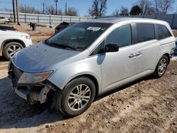 Salvage cars for sale at Oklahoma City, OK auction: 2011 Honda Odyssey EXL