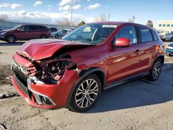 Carros salvage a la venta en subasta: 2018 Mitsubishi Outlander Sport ES