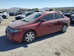 Salvage cars for sale at Las Vegas, NV auction: 2008 Honda Civic LX