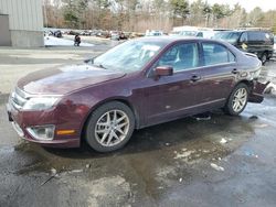 Salvage cars for sale at Exeter, RI auction: 2012 Ford Fusion SEL