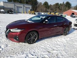 Salvage cars for sale at Mendon, MA auction: 2019 Nissan Maxima S