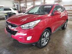 Salvage cars for sale at Pekin, IL auction: 2015 Hyundai Tucson Limited