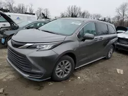 Toyota Sienna le salvage cars for sale: 2023 Toyota Sienna LE