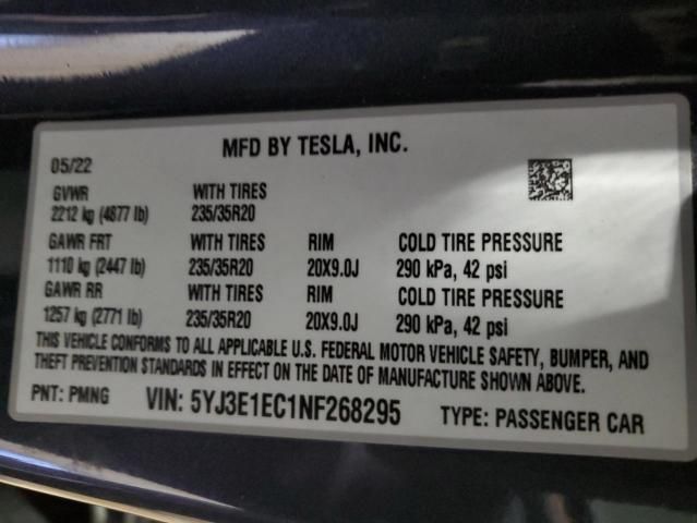 2022 Tesla Model 3