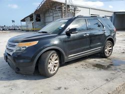 Salvage cars for sale at Corpus Christi, TX auction: 2015 Ford Explorer XLT