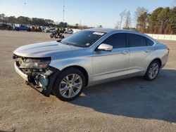 Salvage cars for sale at Dunn, NC auction: 2015 Chevrolet Impala LT