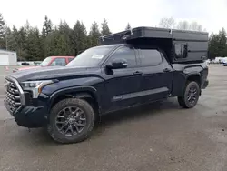 Salvage trucks for sale at Arlington, WA auction: 2023 Toyota Tundra Crewmax Platinum