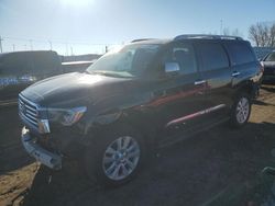 Salvage cars for sale at Greenwood, NE auction: 2018 Toyota Sequoia Platinum