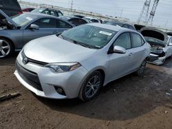 Salvage cars for sale at Elgin, IL auction: 2016 Toyota Corolla L