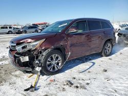 2015 Toyota Highlander XLE en venta en Cahokia Heights, IL