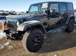 Salvage cars for sale at Brighton, CO auction: 2012 Jeep Wrangler Unlimited Rubicon