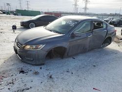 Salvage cars for sale at Elgin, IL auction: 2013 Honda Accord EXL