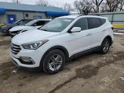 Salvage cars for sale at Wichita, KS auction: 2017 Hyundai Santa FE Sport