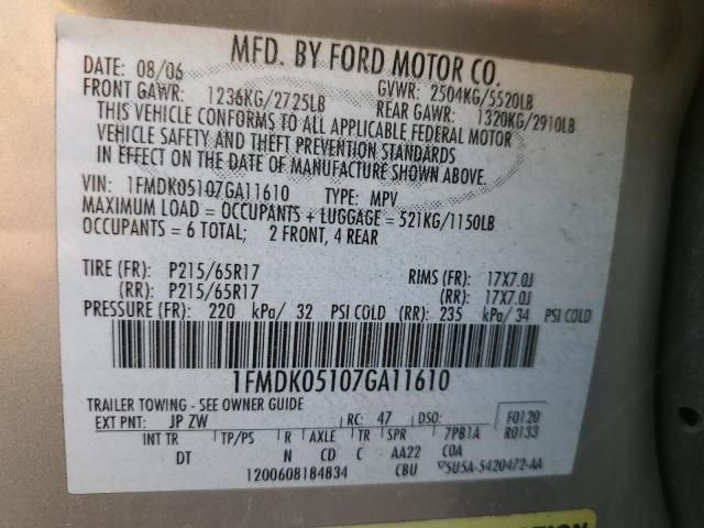 2007 Ford Freestyle SEL