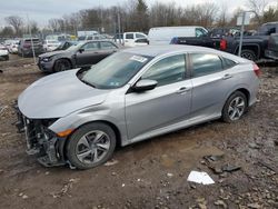 Honda salvage cars for sale: 2019 Honda Civic LX