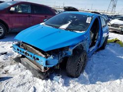 Salvage cars for sale at Elgin, IL auction: 2017 Ford Focus RS