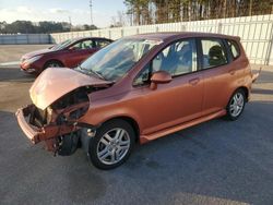 Salvage cars for sale from Copart Dunn, NC: 2008 Honda FIT Sport