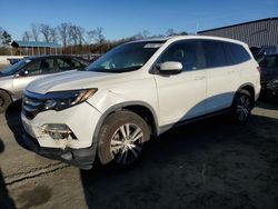 Salvage cars for sale at Spartanburg, SC auction: 2018 Honda Pilot EXL