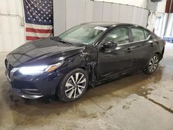 Salvage cars for sale at Avon, MN auction: 2020 Nissan Sentra SV