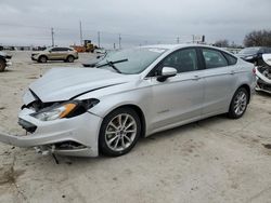 Salvage cars for sale at Oklahoma City, OK auction: 2017 Ford Fusion SE Hybrid